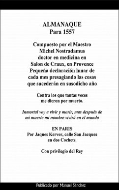 Cover Almanaque para 1557 de Nostradamus (eBook, ePUB)