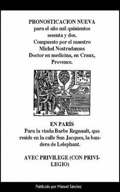 Cover Pronosticacion nueva para 1562 de Nostradamus (eBook, ePUB)
