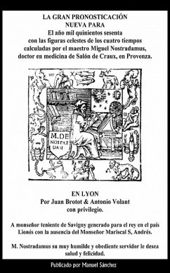 Cover La gran pronosticación nueva para 1560 de Nostradamus (eBook, ePUB)