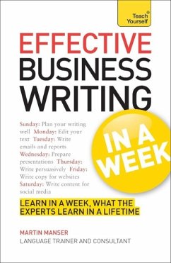 Effective Business Writing in a Week: Teach Yourself (eBook, ePUB) - Manser, Martin
