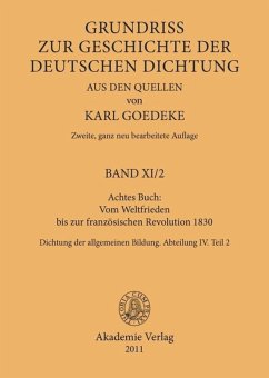 Achtes Buch: Vom Weltfrieden bis zur französischen Revolution 1830