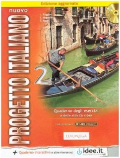 Quaderno degli Esercizi, m. CD-ROM u. Audio-CD / Nuovo Progetto italiano 2