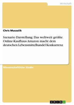 Szenario Darstellung: Das weltweit größte Online-Kaufhaus Amazon macht dem deutschen Lebensmittelhandel Konkurrenz - Muszalik, Chris