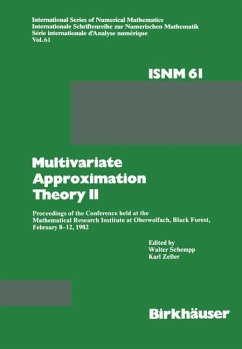Multivariate Approximation Theory II - Schempp; Zeller