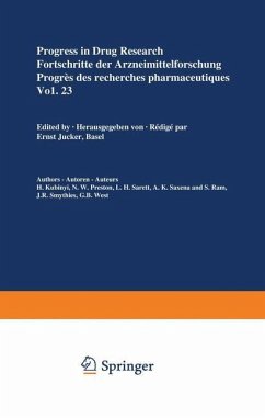 Progress in Drug Research / Fortschritte der Arzneimittelforschung / Progrès des recherches pharmaceutiques