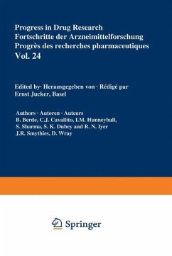 Progress in Drug Research / Fortschritte der Arzneimittelforschung / Progrès des recherches pharmaceutiques - JUCKER