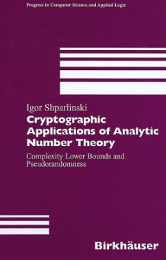 Cryptographic Applications of Analytic Number Theory - Shparlinski, Igor