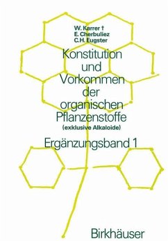 Konstitution und Vorkommen der organischen Pflanzenstoffe - Karrer, W.