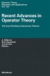 Recent Advances in Operator Theory - Bild 1