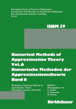 Numerical Methods of Approximation Theory, Vol.6 \ Numerische Methoden der Approximationstheorie, Band 6 - Collatz; Meinardus; Werner