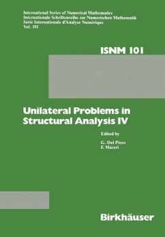 Unilateral Problems in Structural Analysis IV - Maceri, Franco; DELPIERO; PIERO