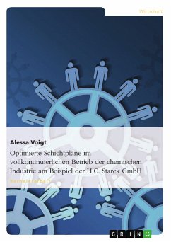 Optimierte Schichtpläne im vollkontinuierlichen Betrieb der chemischen Industrie am Beispiel der H.C. Starck GmbH (eBook, PDF) - Voigt, Alessa