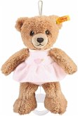 Steiff 239540 - Schlaf-gut-Bär Spieluhr, rosa, 20 cm