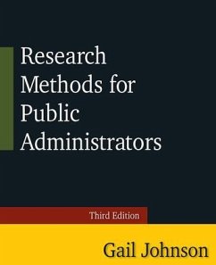 Research Methods for Public Administrators - Johnson, Gail (Independent Researcher, USA)