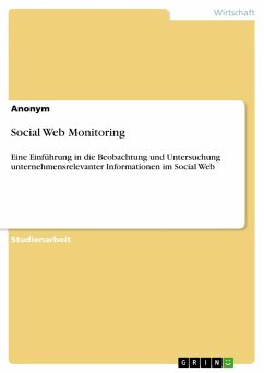 Social Web Monitoring