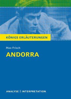 Andorra von Max Frisch. Textanalyse und Interpretation mit ausführlicher Inhaltsangabe und Abituraufgaben mit Lösungen. (eBook, PDF) - Frisch, Max