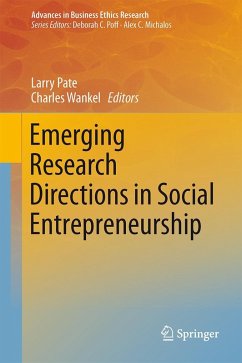 Cover Emerging Research Directions in Social Entrepreneurship