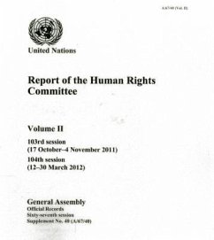 Report of the Human Rights Committee