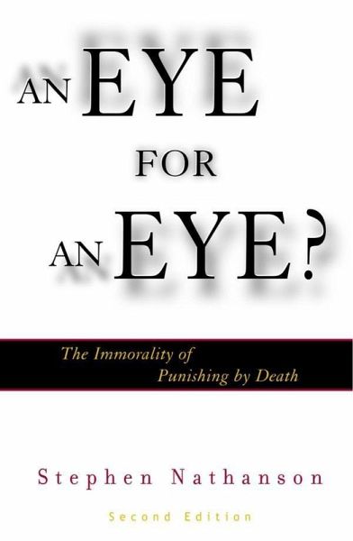 An Eye for an Eye? (eBook, ePUB) An Eye for an Eye? (eBook, ePUB)