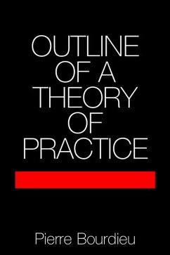 Outline of a Theory of Practice (eBook, ePUB) - Bourdieu, Pierre