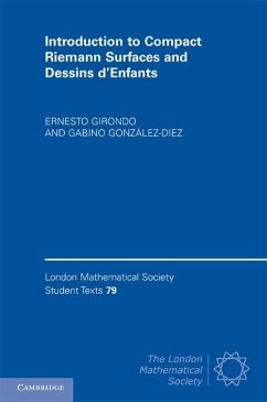 Introduction to Compact Riemann Surfaces and Dessins d'Enfants (eBook, ePUB) - Girondo, Ernesto