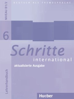 Cover Lehrerhandbuch, aktualisierte Ausgabe / Schritte international - Deutsch als Fremdsprache 6