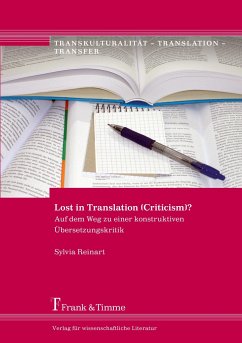 Lost in Translation (Criticism)? - Reinart, Sylvia