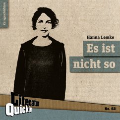 Es ist nicht so - Lemke, Hanna