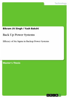 Back Up Power Systems - Bakshi, Yash;Singh, Bikram Jit
