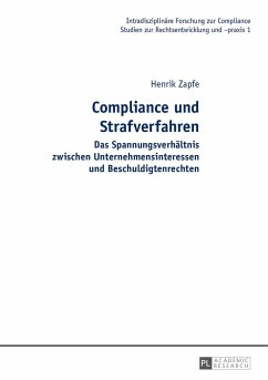 Compliance und Strafverfahren - Zapfe, Henrik