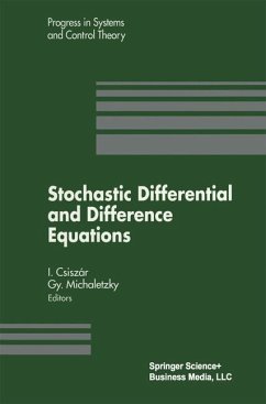 Stochastic Differential and Difference Equations - Csiszár, Imre;Michaletzky, György