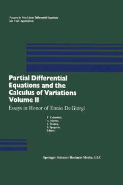Partial Differential Equations and the Calculus of Variations - COLOMBINI;MARINO;MODICA
