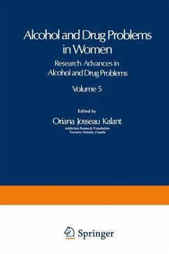 Alcohol and Drug Problems in Women - Kalant, Oriana Josseau