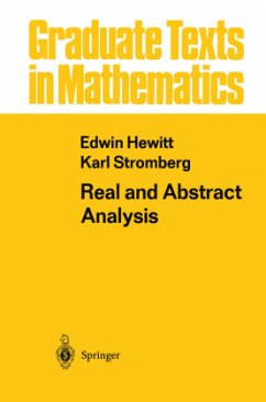 Real and Abstract Analysis - Hewitt, Edwin;Stromberg, Karl