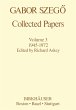 Gabor Szegö: Collected Papers - Bild 1
