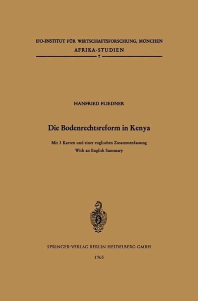 Die Bodenrechtsreform in Kenya Die Bodenrechtsreform in Kenya