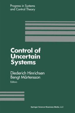 Control of Uncertain Systems - Hinrichsen;Mertenson