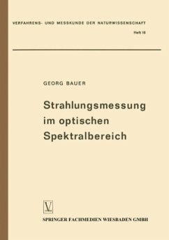 Strahlungsmessung im optischen Spektralbereich - Bauer, Georg