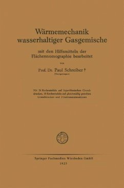 Wärmemechanik wasserhaltiger Gasgemische - Schreiber, Paul