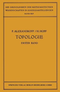 Topologie I - Alexandroff, Paul;Hopf, H.
