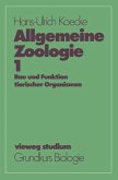 Allgemeine Zoologie Allgemeine Zoologie