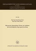 Klärung des diagnostischen Wertes von Verfahren der psychologischen Eignungsuntersuchung Klärung des diagnostischen Wertes von Verfahren der psychologischen Eignungsuntersuchung