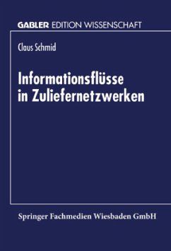 Informationsflüsse in Zuliefernetzwerken - Schmid, Claus