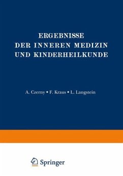 Ergebnisse der Inneren Medizin und Kinderheilkunde - Langstein, L.;Schittenhelm, A.