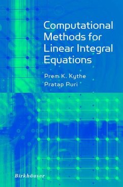 Computational Methods for Linear Integral Equations - Kythe, Prem;Puri, Pratap