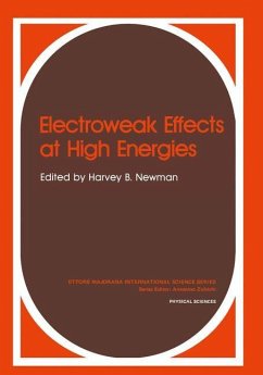 Electroweak Effects at High Energies - Newman, Harvey B.