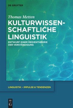 Kulturwissenschaftliche Linguistik - Metten, Thomas