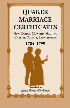 Cover Quaker Marriage Certificates
