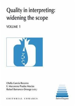 Quality in interpreting : widening the scope 1 - Barranco Droege, Rafael . . . [et al.