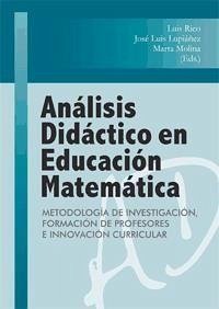 Análisis didáctico en educación matemática - Lupiáñez Gómez, José Luis